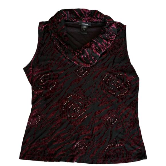 Womens Tank Top Size Large Roses Sheer Sexy Soft Goth Dark Academia Whimsigoth - Picture 1 of 6
